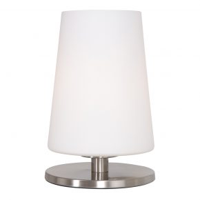 Glazen moderne tafellamp Ancilla wit-3101ST