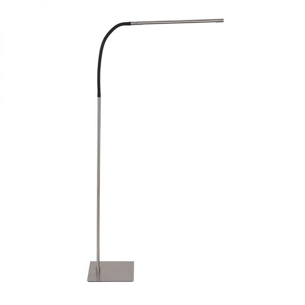 Industriële vloerlamp Serpent staal - Afbeelding 2