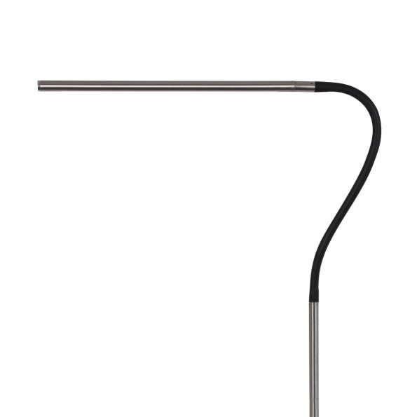 Industriële vloerlamp Serpent staal - Afbeelding 8