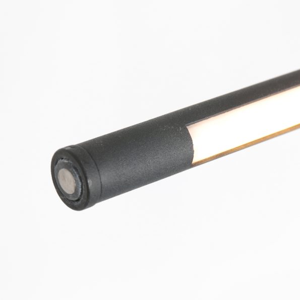Industriële vloerlamp Serpent zwart - Afbeelding 8