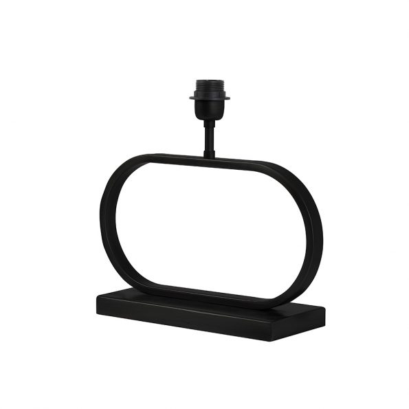 Moderne tafellamp lampenvoet Jamiro zwart-3255ZW