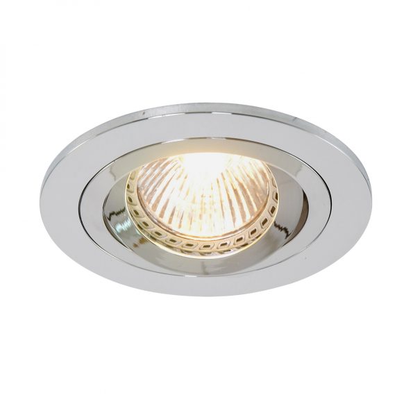 Ronde inbouw plafondlamp Round staal-7304ST