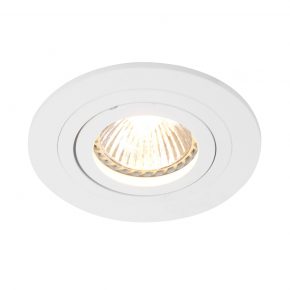 Kunststoffen Design plafondlamp Round wit-7304W