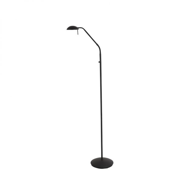 Industriële vloerlamp Biron zwart - Afbeelding 2