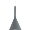 Aluminium moderne hanglamp Cornucopia grijs-7806GR