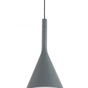 Aluminium moderne hanglamp Cornucopia grijs-7806GR