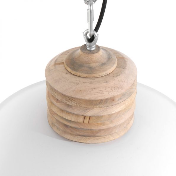 Industriële hanglamp Samso hout ø 50 cm - Afbeelding 4