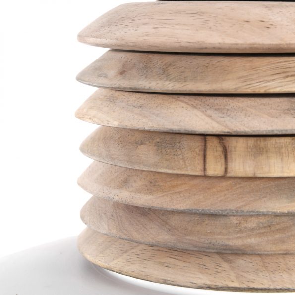 Industriële hanglamp Samso hout ø 50 cm - Afbeelding 5