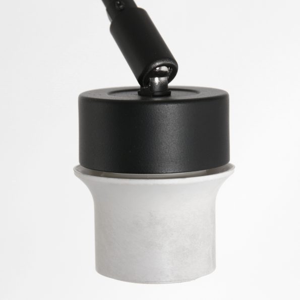 Industriële vloerlamp Prestige chic zwart - Afbeelding 3