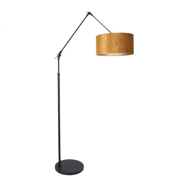 Industriele staande vloerlamp Prestige Chic geel-8117ZW