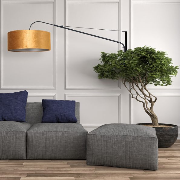 Industriële wandlamp Elegant classy zwart - Afbeelding 4