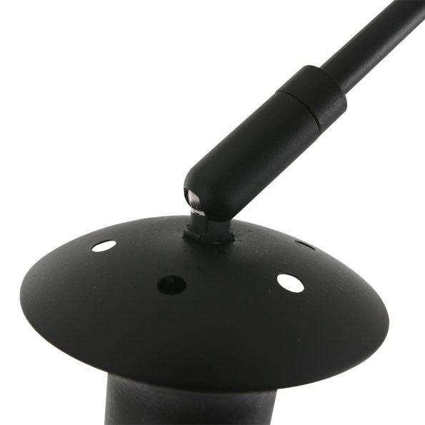 Industriële wandlamp Sparkled light zwart - Afbeelding 8