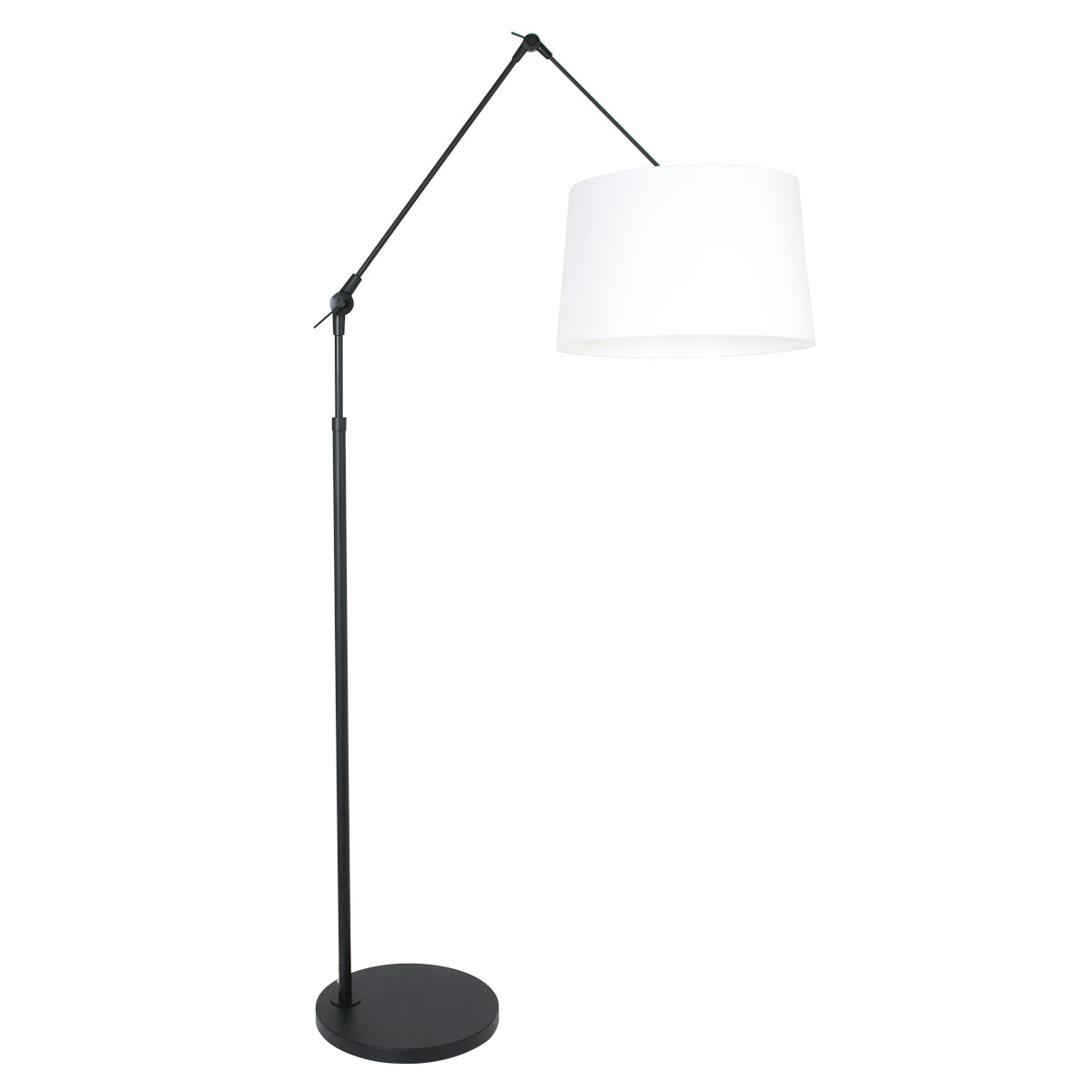 Leia wees gegroet lezer Industriele boog vloerlamp Prestige Chic wit | Industriele lampen online