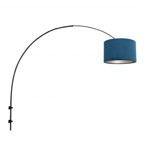 Metalen Design wandlamp Sparkled Light zwart-8245ZW
