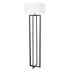 Moderne vloerlamp met kap Mace wit-8285ZW