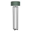 Metalen moderne vloerlamp met kap Mace groen-8287ZW