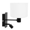 Metalen industriële wandlamp met kap Montana wit-8291ZW