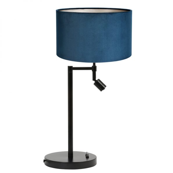 Metalen moderne tafellamp met kap Montana blauw-8330ZW