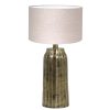 Metalen industriële tafellamp met kap Timi beige-8385GO