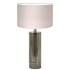 Metalen industriële tafellamp met kap Savi beige-8420ZW