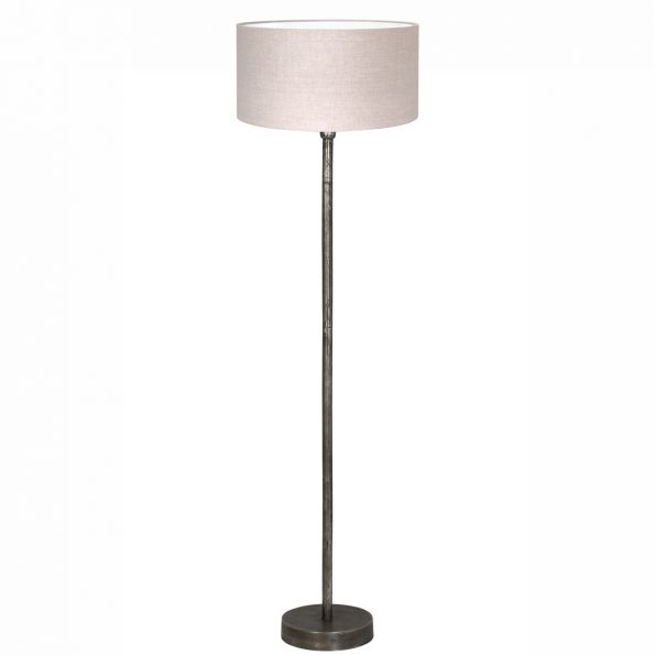 Industriële vloerlamp met kap Undai beige-8425ZW
