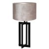 Metalen industriële tafellamp Mace grijs-8458ZW