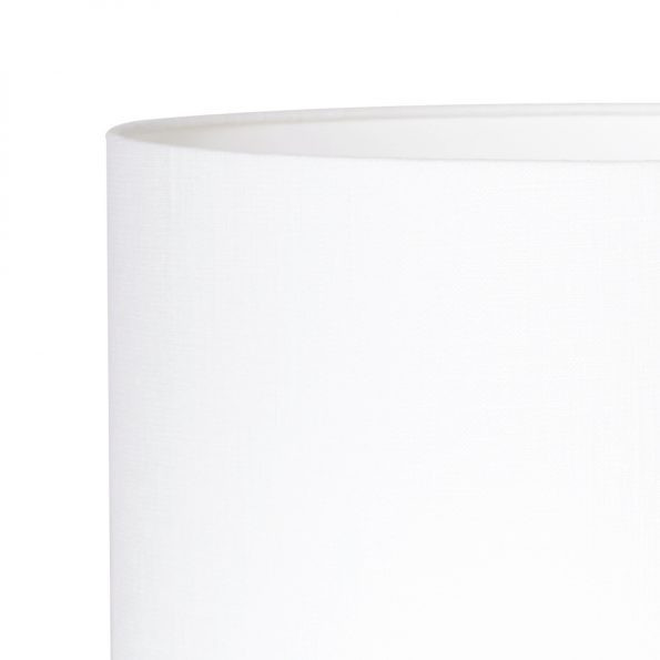 Metalen moderne vloerlamp met kap Mavey wit - Afbeelding 3