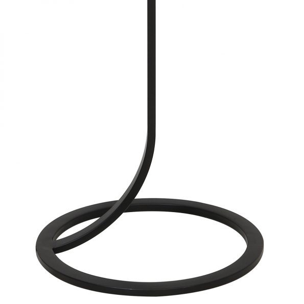 Metalen moderne vloerlamp met kap Mavey wit - Afbeelding 4