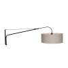 Metalen moderne wandlamp met kap Gramineus beige-9324ZW