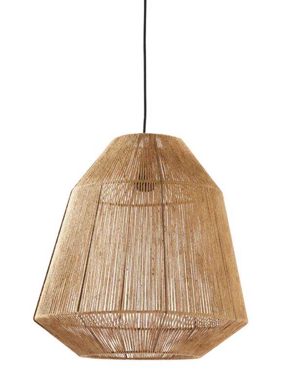 Industriële hanglamp Malva bruin ø 50 cm - Afbeelding 7