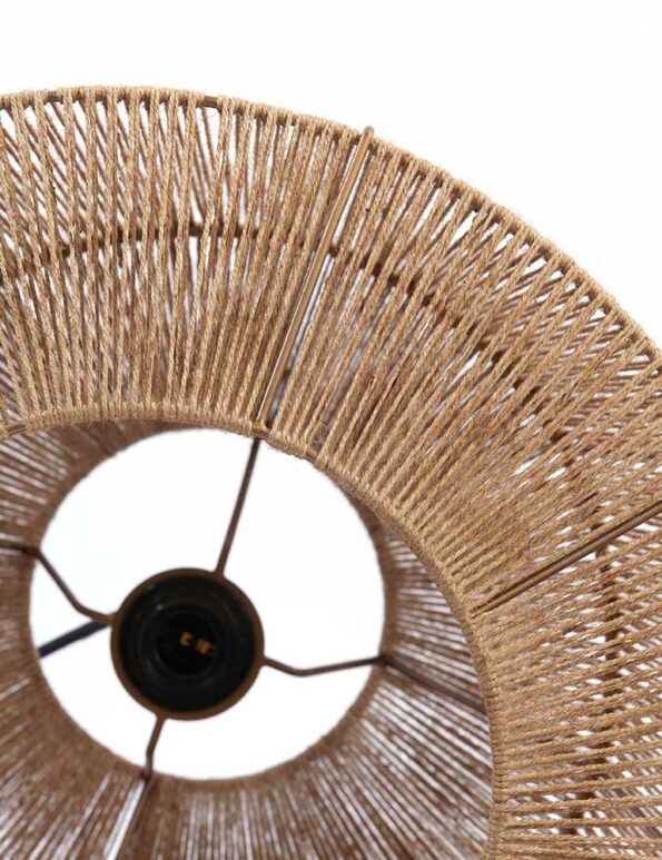Industriële hanglamp Malva bruin ø 50 cm - Afbeelding 8