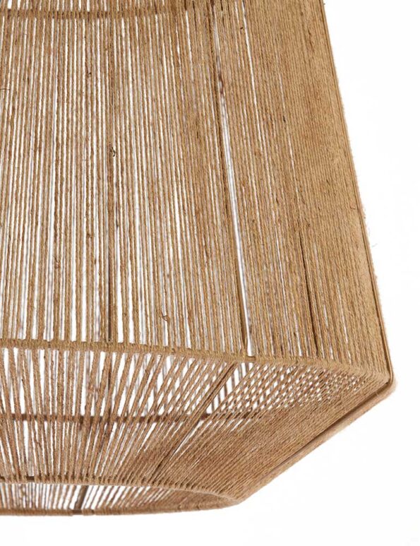 Industriële hanglamp Malva bruin ø 50 cm - Afbeelding 4