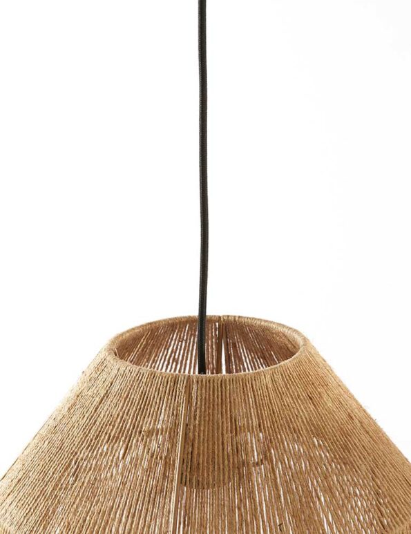 Industriële hanglamp Malva bruin ø 50 cm - Afbeelding 5