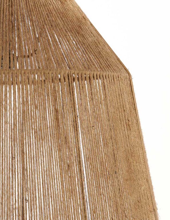 Industriële hanglamp Malva bruin ø 50 cm - Afbeelding 6