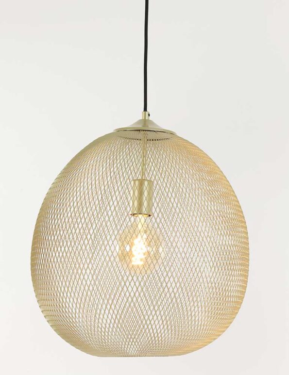 Industriële hanglamp Moroc goud ø 40 cm - Afbeelding 7