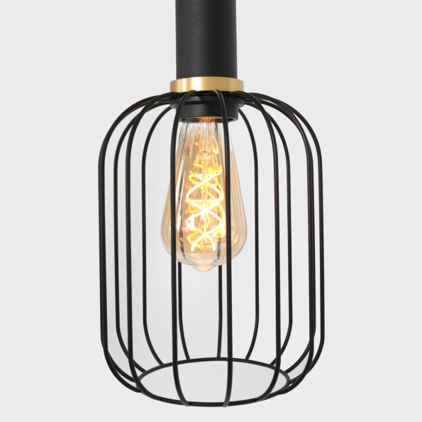Industriële hanglamp Aureole zwart - Afbeelding 5