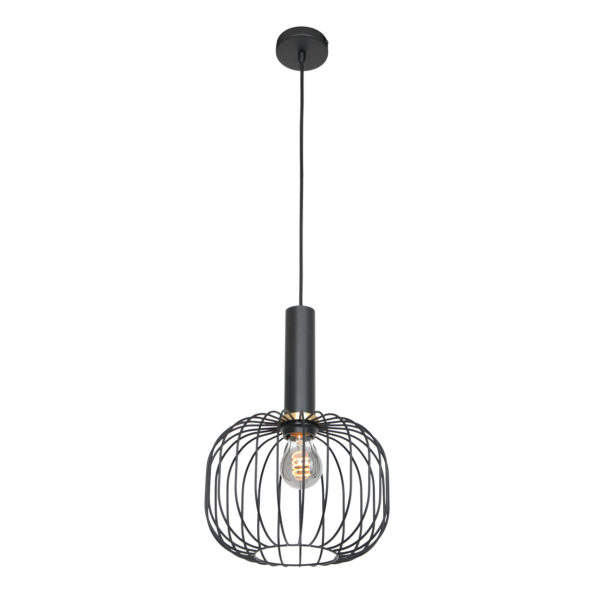 Industriële hanglamp Aureole zwart ø 25 cm - Afbeelding 2