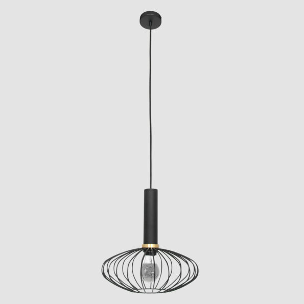 Industriële hanglamp Aureole zwart ø 28 cm - Afbeelding 19