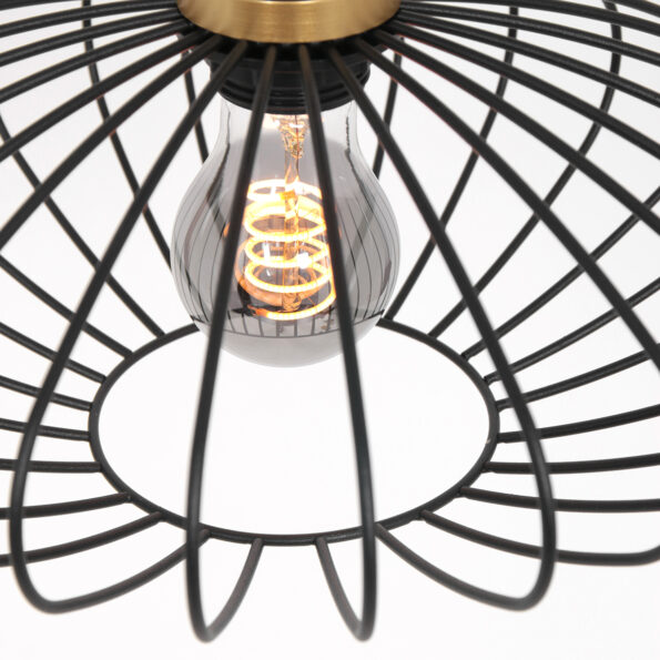 Industriële hanglamp Aureole zwart ø 28 cm - Afbeelding 5