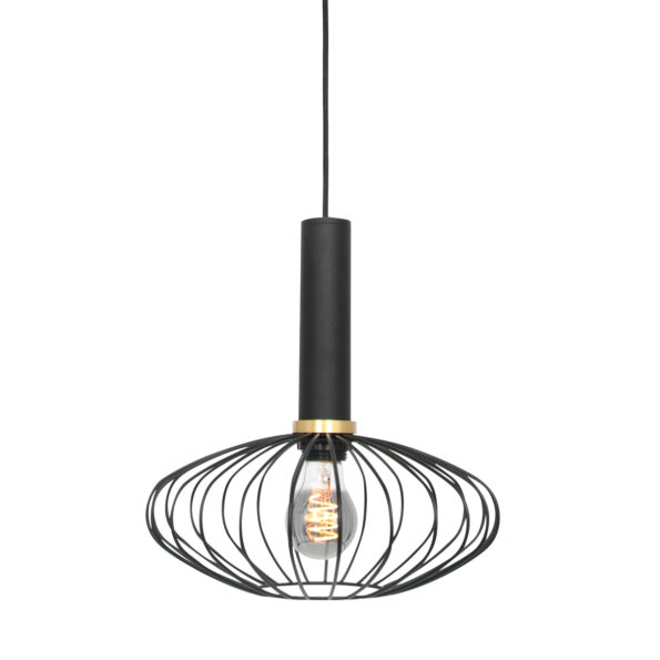 industriële-hanglamp-aureole-zwart-ø-28-cm-3071zw