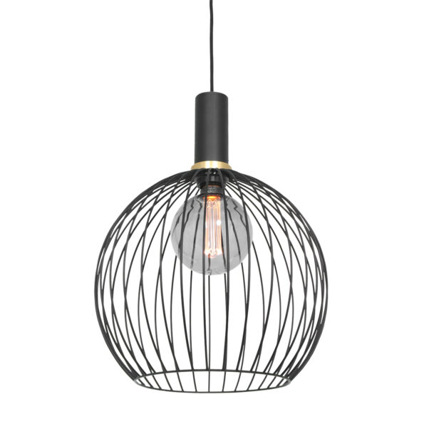 Industriële hanglamp Aureole zwart ø 34 cm - Afbeelding 2