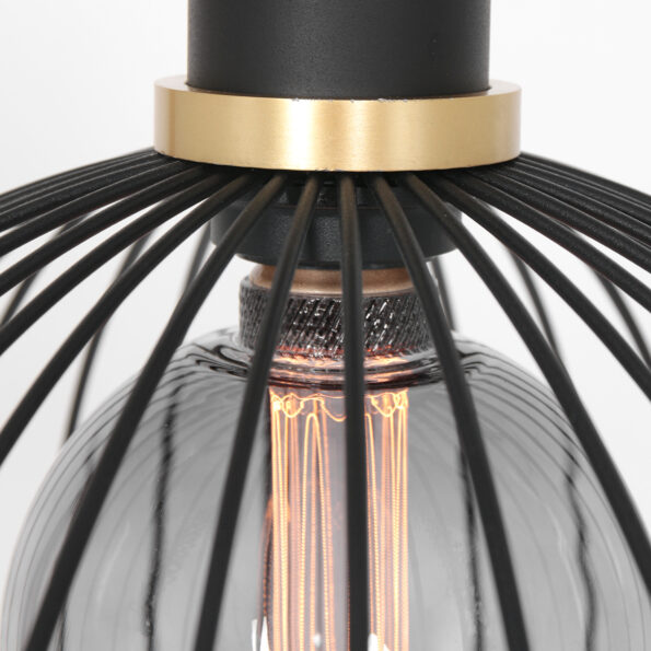 Industriële hanglamp Aureole zwart ø 34 cm - Afbeelding 4