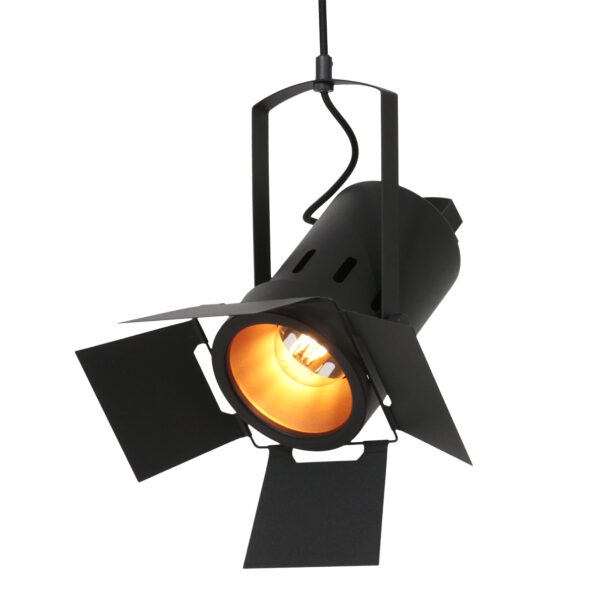 Industriële hanglamp Carree zwart - Afbeelding 13