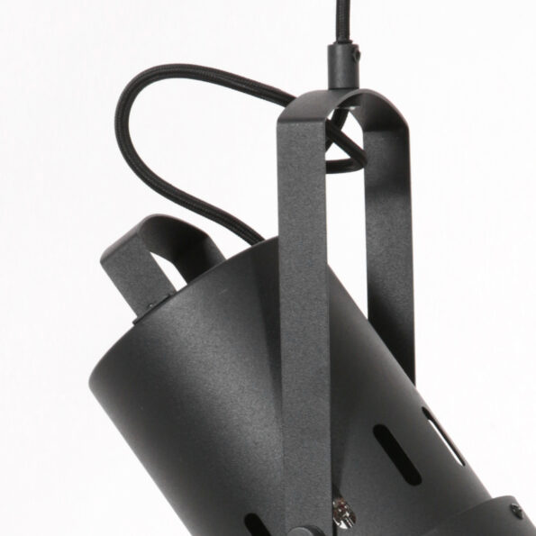 Industriële hanglamp Carree zwart - Afbeelding 3