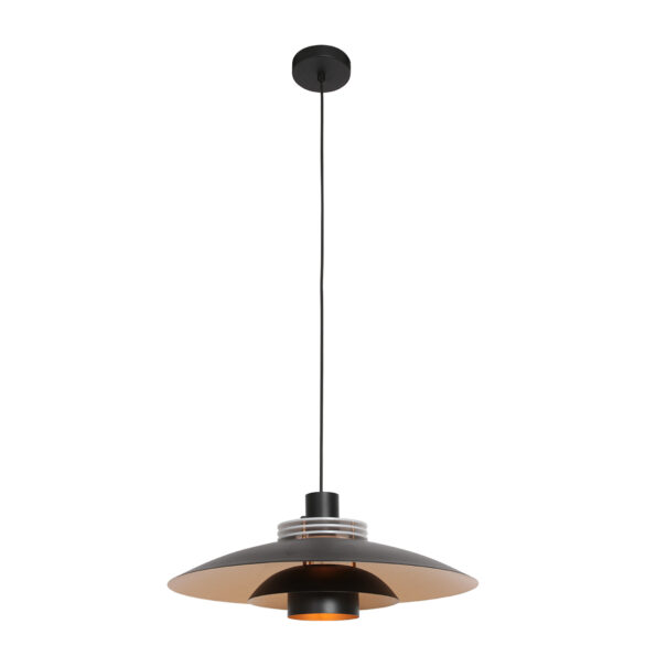 Industriële hanglamp Flinter zwart ø 47 cm - Afbeelding 10