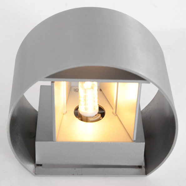 Industriële wandlamp Muro staal - Afbeelding 13