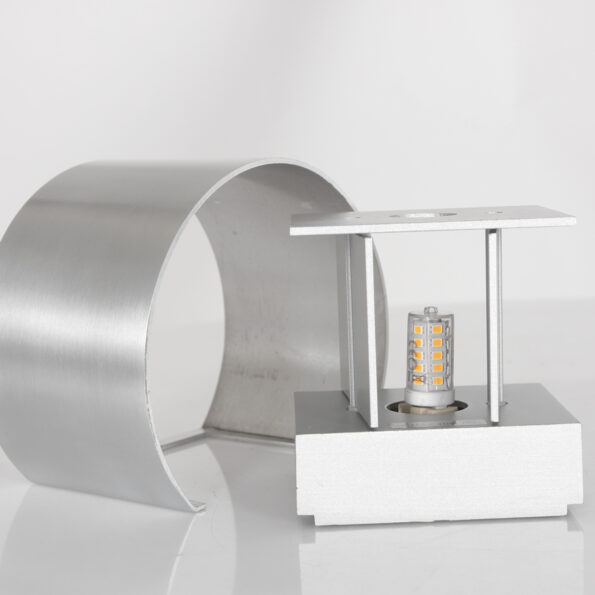 Industriële wandlamp Muro staal - Afbeelding 15