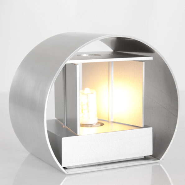 Industriële wandlamp Muro staal - Afbeelding 5