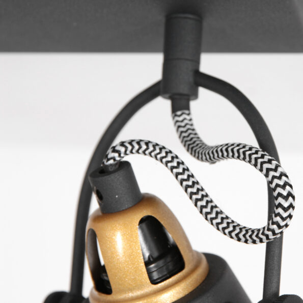 Industriële wandlamp Nove zwart - Afbeelding 11