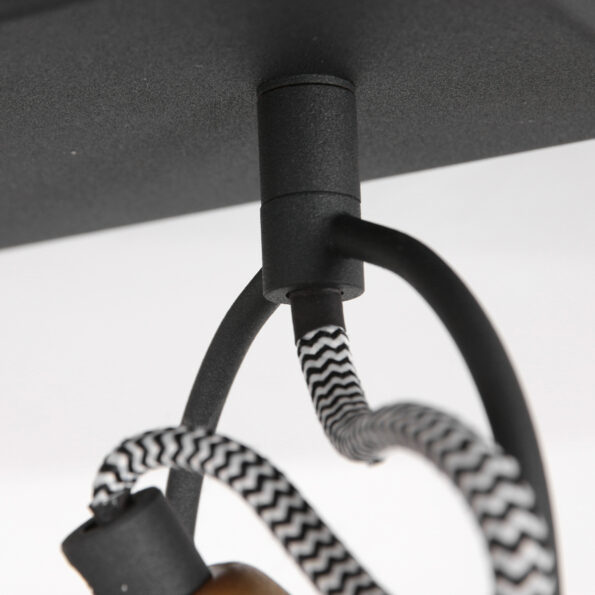 Industriële wandlamp Nove zwart - Afbeelding 10